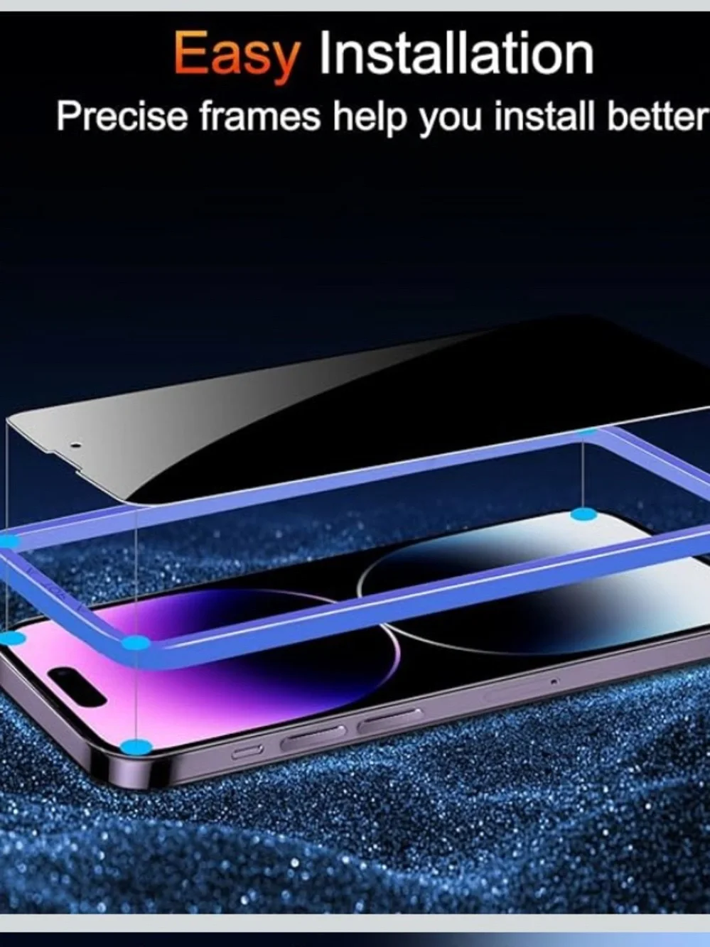 🔴 Privacy Tempered Glass Screen Protector for iPhone 14